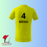 Detské Hráčske tričko s potlačou nie len pre futbalistov možnosť personalizácie