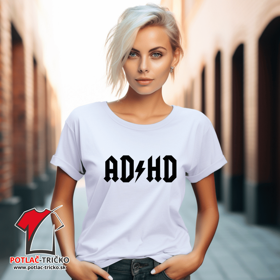 Dámske tričko s potlačou ADHD