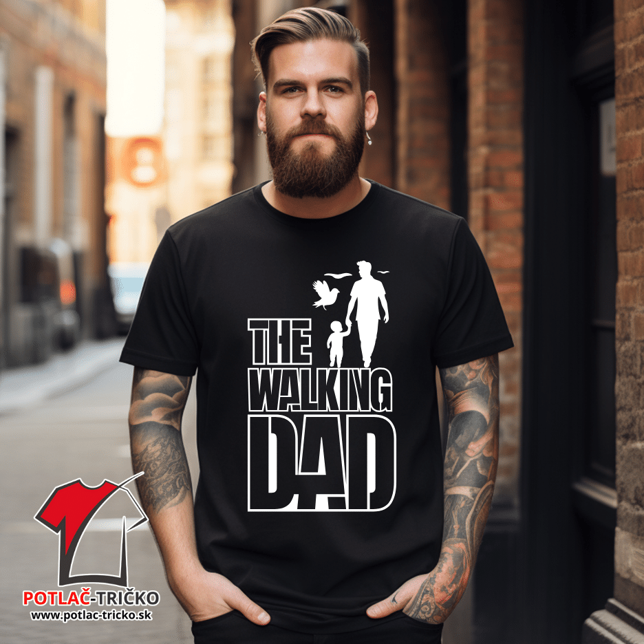 THE WALKING DAD Pánske vtipné tričko