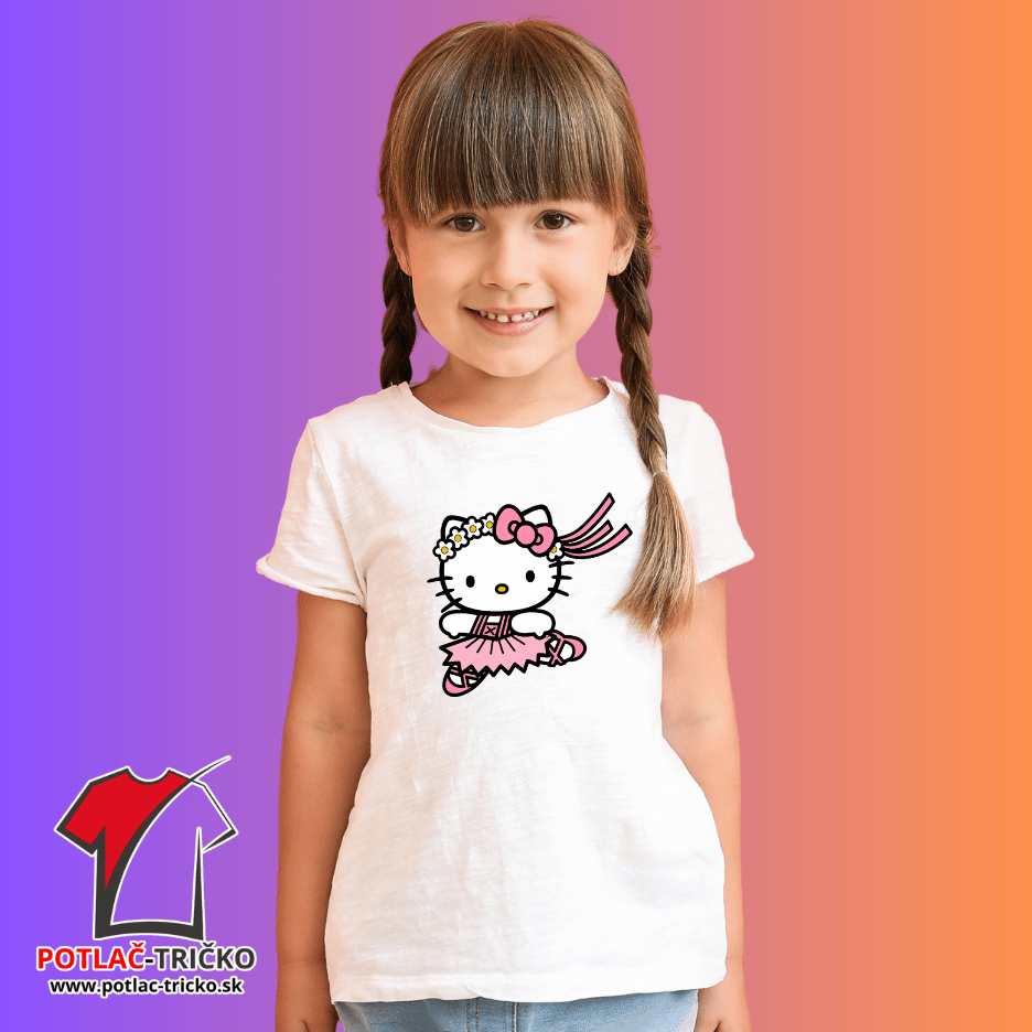 Tričko pre detičky s potlačou Hello Kitty