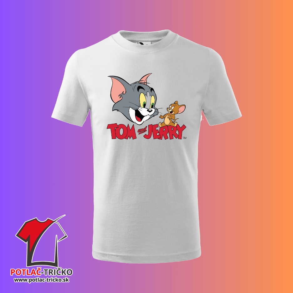 Tričko s potlačou pre deti Tom and Jerry
