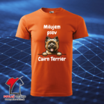 Cairn Terrier tričko pánske pre pre milovníkov psov ()