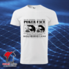 Poker Face - Pánske StreetWear Tričko ()